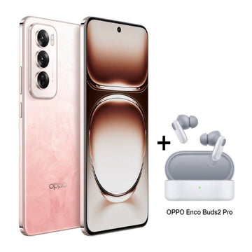 Oppo Reno 12 5G Smartphone, 12 GB RAM, 512 GB Storage SUNSET PINK (OPPO BUDS2 PRO FREE)