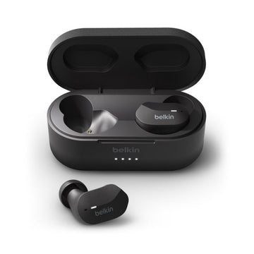 BELKIN TRUE WIRELESS SWEATPROOF IN-EAR HEADPHONES, BLACK