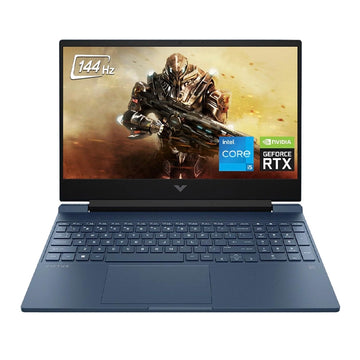 HP-VICTUS 15-FA0033-12TH GEN-12450H-CORE I5-*32GB RAM-1TB SSD-15.6" FHD DISPLAY-RTX 3050 4GB-ENG US KB-WIN 11-BACKLIT KB-BLUE