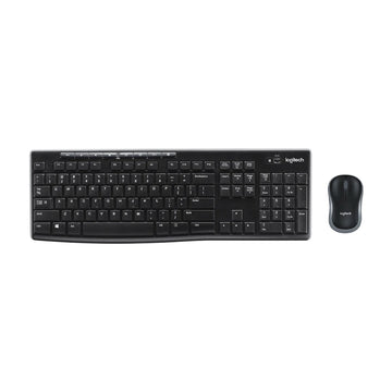 Logitech MK270 Wireless Keyboard and Mouse Combo - Keyboard and Mouse Included, 2.4GHz Dropout-Free Connection, Long Battery Life