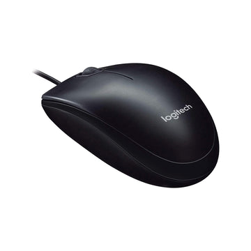 Logitech M90 USB Wired Mouse - Black