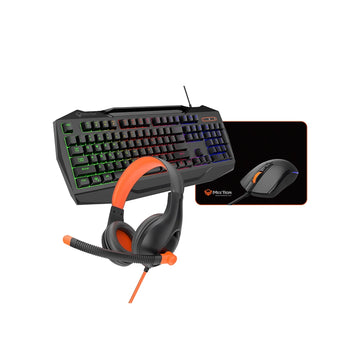 Meetion 4 IN 1 PC Gaming Kits Headset/Keyboard/Gaming Mouse/Mouse Pad