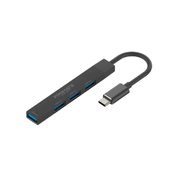Promate LiteHub-4 4-in-1 Multi-Port USB-C Data Hub
