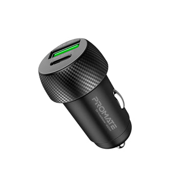 Promate DriveGear-20W 20W Quick Charging Mini Car Charger