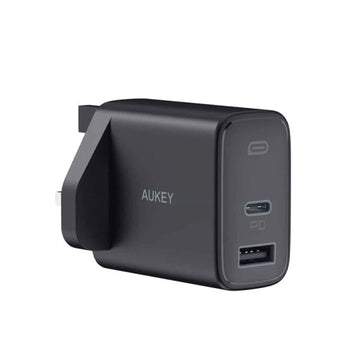 Aukay Portable 25W PD Wall Charger with C-C Cable