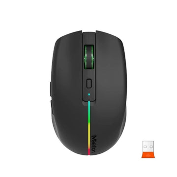 MEETION BTM002 WIRELESS RECHARGEABLE MOUSE, 2.4G AND BLUETOOTH DUAL MODE MOUSE