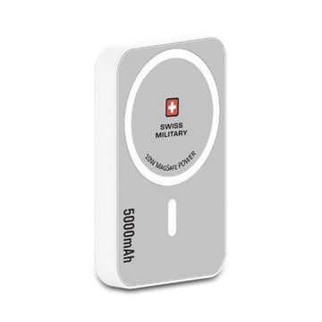SWISS MILITARY Magnetic Charging 10k mAh White