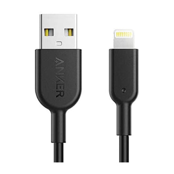 POWERLINE II WITH LIGHTNING CONNECTOR 3FT BLACK