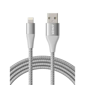 Anker Powerline+ II with lightning connector 6ft Silver