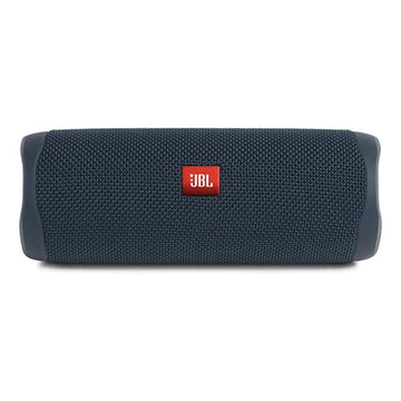 JBL Flip 5 Portable Waterproof Bluetooth Speaker with 12 Hours of Battery, Powerful Sound and Booming Bass, Lightweight, Stand Vertical or Horizontal, JBL Partyboost Compatible - Blue