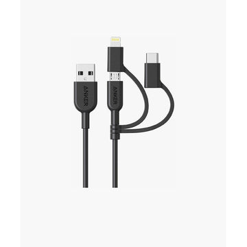 Anker PowerLine II 3-in-1 Cable B2B - Black