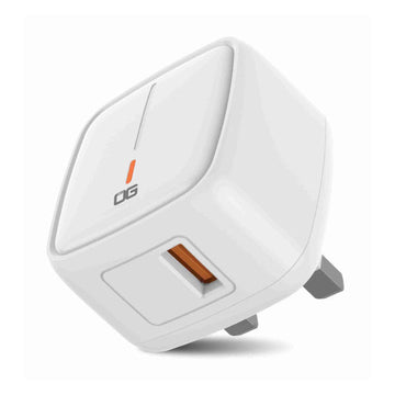 Triple OG Quick Charge 3.0 Wall Charger TOG-TC1 with Lightning cable (Quick Charge 2.0 Compatible) for Apple Airpods, iPhones, Macbook and