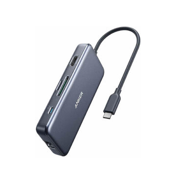 Anker PowerExpand+ 7-in-1 USB-C PD Ethernet Hub Gray