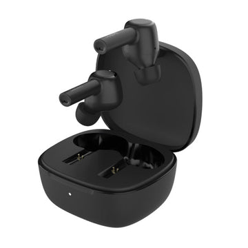 BELKIN SOUNDFORM Pulse Noise Cancelling Earbuds, 34 hours of total Play Time Black