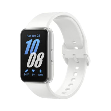Samsung Galaxy Fit3 Light and Sleek Fitness Band, 13 Days Battery, 100+ Exercises and Sleep Tracking-Silver