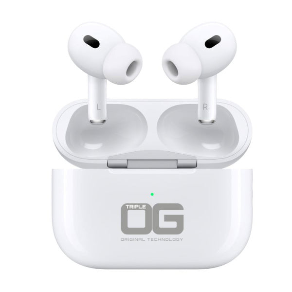 Triple OG Airpods Pro Active Noise Cancelling And True Wireless Bluetooth 5.3 Bt Headset Extra Strong Bass [White]