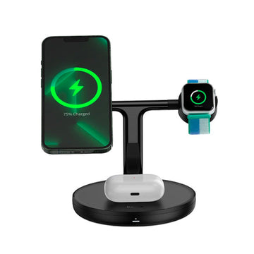 Baseus Swan 3-in-1 Wireless Magnetic Charging Bracket 20W Black Universal version (Include: USB For type-C 3A 1m）