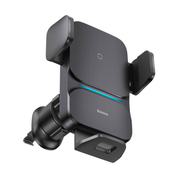 Baseus Wisdom Auto Alignment Car Mount Wireless Charger QI 15W (Air Outlet base) Black