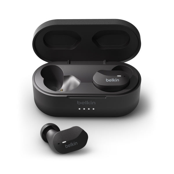 BELKIN TRUE WIRELESS SWEATPROOF IN-EAR HEADPHONES, BLACK