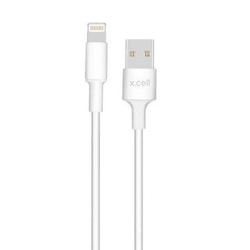 X.Cell USB A Lightning Cable- White Color