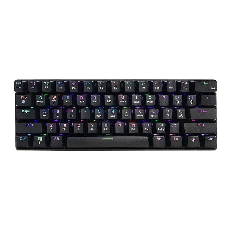 Imperion Slingshot 303 61 Keys 3-mode 2.4G Wireless Bluetooth Wired Mechanical Keyboard With Blue Switch Gaming Keyboard