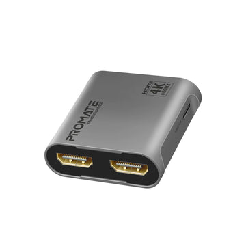 Promate MediaSplit-C2 4K@60Hz HDMI® Splitter with Dual HDMI® Output