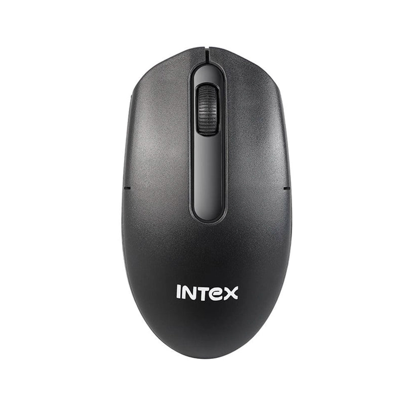 Intex Amaze+ Wireless Optical Mouse 2.4GHz, Black