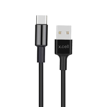 X.cell USB to Type C 2M Cable, 60 W Output Capacity with Heat resistant insulated coating.