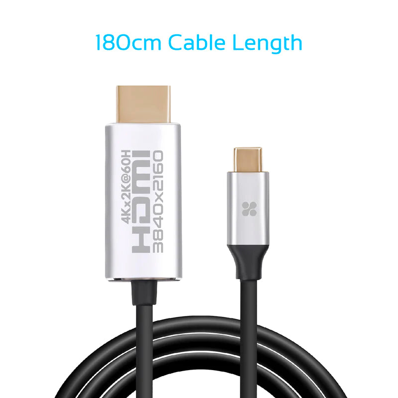 Maxifinity Hdlink Promate HDLink-60H USB-C to HDMI Audio Video Cable with UltraHD Suppor