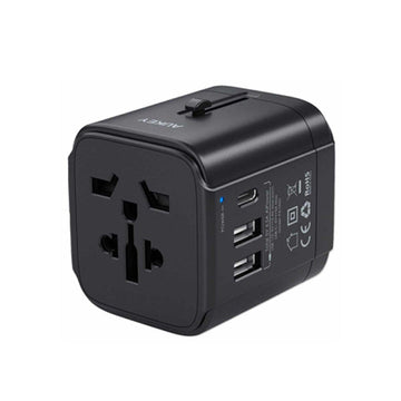 Aukay Universal Adapter with 3 USB Ports