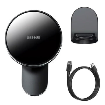 Baseus Big Energy Car Mount Wireless Charger Black