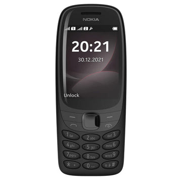 Nokia 6310 Dual SIM Feature Phone with a 2.8” Screen, Wireless FM Radio and Rear Camera with Flash -Black