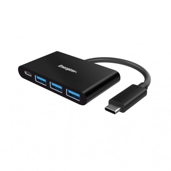 Energizer USB-C to USB-A 3.0 + USB-C Hub