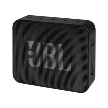 JBL Go Essential Portable Waterproof Speaker, Original JBL Pro Sound, Big Audio and Rich Bass, IPX7 Waterproof, Wireless Streaming, 5 Hours of Battery - Black