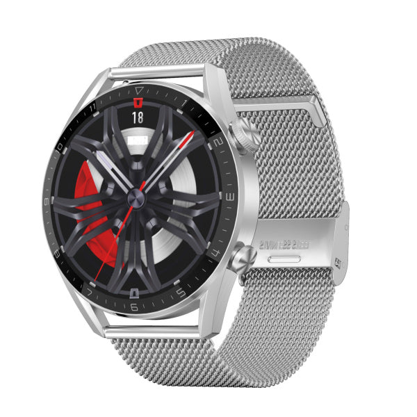 Triple OG GT3 PRO MAX Sports Watch with Bluetooth Calling, NFC, GPS, Wireless charging and Dual Bluetooth 5.0 11.11-Silver